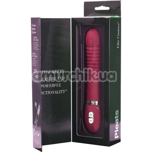 Вибратор Vibe Couture Pleats, розовый
