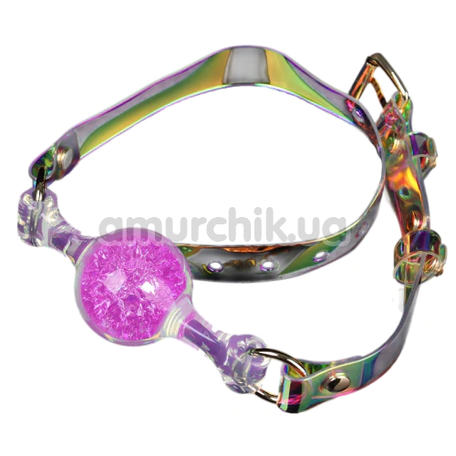 Кляп Liebe Seele Crystal Ball Gag Large, рожевий
