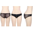 Трусики Star Night Sexy Panties Vinyl And Zip, чорні - Фото №4