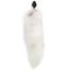 Анальна пробка з білим хвостиком Art Of Sex Silicone Butt Plug White Fox M, чорна - Фото №2