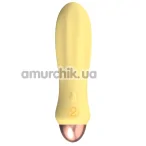 Вібратор Mini Vibrator Cuties 551155, жовтий - Фото №1