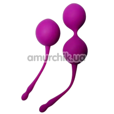 Набор вагинальных шариков Passion Play Silicone Kegell Ball Set 0204, фиолетовый - Фото №1