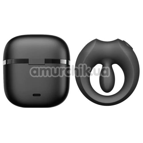 Виброкольцо для члена Zalo Apis, черное