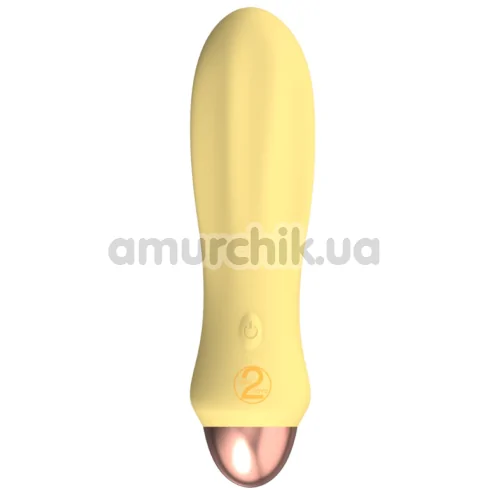 Вібратор Mini Vibrator Cuties 551155, жовтий - Фото №1