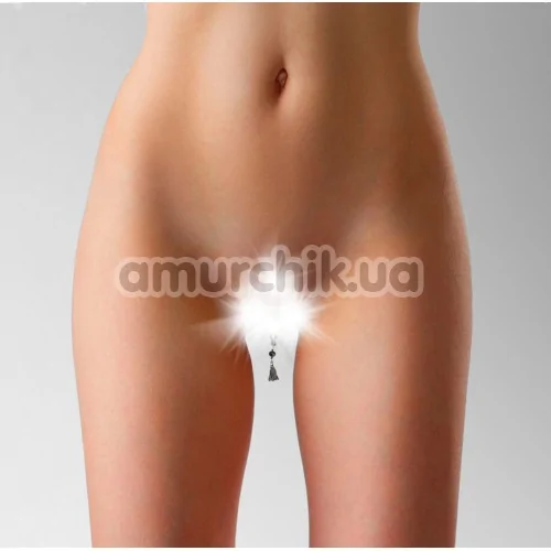 Затискач для клітора Art of Sex Clit Clamp Sweet Brush, срібний