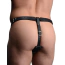Труси чоловічі з анальною пробкою Strict Male Harness With Silicone Anal Plug, чорні - Фото №7