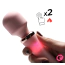 Универсальный вибромассажер с подогревом Crushious Jinx, розовый - Фото №6