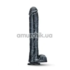 Фаллоимитатор Jet Dark Steel 14 Inches, черный - Фото №1