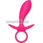 Анальный стимулятор Bootyful Silicon Anal Finger, розовый - Фото №1