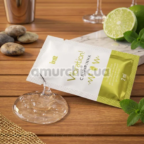 Збуджуючий гель з ефектом вібрації Intt Vibration Caipirinha Tingling Effect Gel - кайпірінья, 2 мл