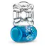 Віброкільце для члена Play With Me One Night Stand Vibrating C-Ring, блакитне - Фото №3