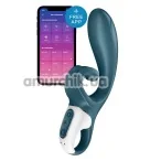 Вибратор Satisfyer Hug Me, синий - Фото №1