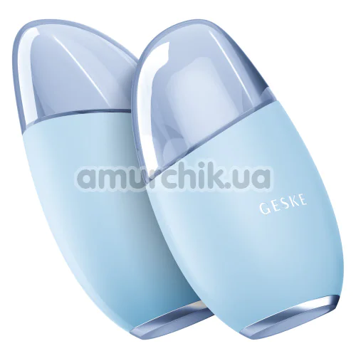 Массажер для глаз и лица Geske Cool & Warm Eye and Face Massager 7 in 1, голубой