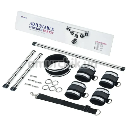 Бондажний набір Roomfun Adjustable Spreader Bar Kit, чорний