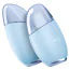 Массажер для глаз и лица Geske Cool & Warm Eye and Face Massager 7 in 1, голубой - Фото №5