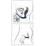 Вібростимулятор простати з ерекційним кільцем Vibrating Prostate Plug With Cock Ring, синій - Фото №11
