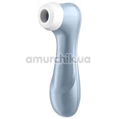 Симулятор орального сексу для жінок Satisfyer Pro 2, блакитний