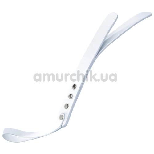 Шлепалка Feral Feelings Leather Mini Paddle, белая