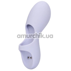 Вібратор на палець Loveline Silicone Finger Vibrator, бузковий - Фото №1