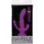 Тройной вибратор Purrfect Silicone 3 ways Vibrator 6.5 inch, фиолетовый - Фото №2