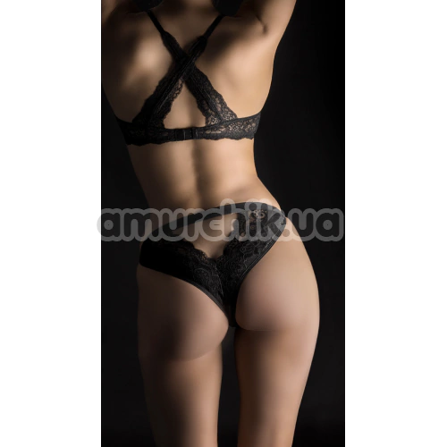 Вібротрусики Pantyrebel Remote Control Vibrating Tanga, чорні