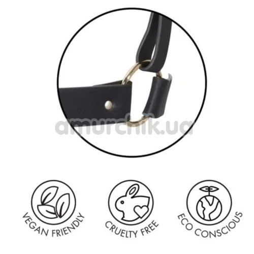 Маска Кошечки Bijoux Indiscrets Maze Head Harness With Cat Ears, черная