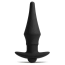 Анальна пробка з вібрацією So Divine Rechargeable Vibrating Silicone Butt Plug, чорна - Фото №1