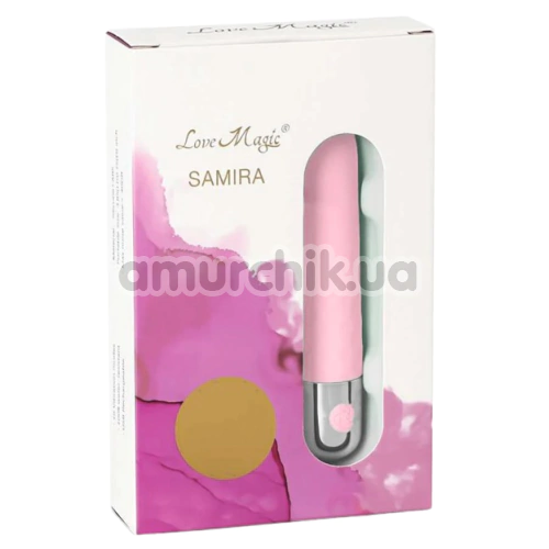 Клиторальный вибратор Love Magic Samira, розовый
