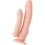 Подвійний вібратор A-Toys Double Penetration Dildo 761030, тілесний - Фото №1