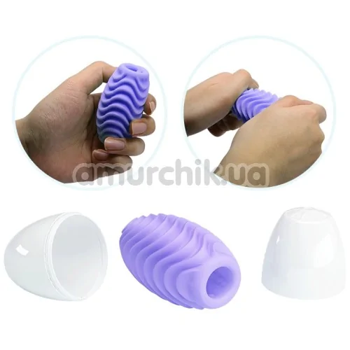 Мастурбатор Pretty Love Romantic Double-Sided Egg, фиолетовый