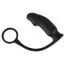 Ерекційне кільце із стимулятором простати з вібрацією Black Velvets Vibrating Ring + Plug - Фото №2