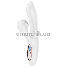 Вібратор з вакуумним стимулятором Satisfyer Pro+ G-Spot Generation 2, білий - Фото №1