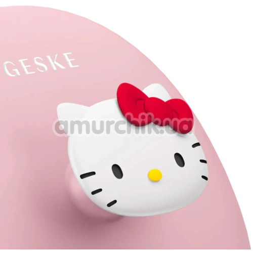 Щітка для обличчя з тримачем Geske Facial Brush 3 in 1 - Hello Kitty, рожева