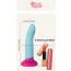 Фаллоимитатор Love Signal 2-Toned Love Stick Small, голубо-розовый - Фото №6