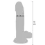 Фаллоимитатор Get Real Diamond Dicks 7 Inch Dildo, прозрачный - Фото №3