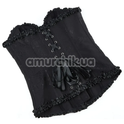 Корсет Star Night Ruffle & Bow Corset, черный
