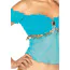 Костюм восточной красавицы Leg Avenue Arabian Beauty, голубой: топ + штаны + повязка на голову - Фото №6