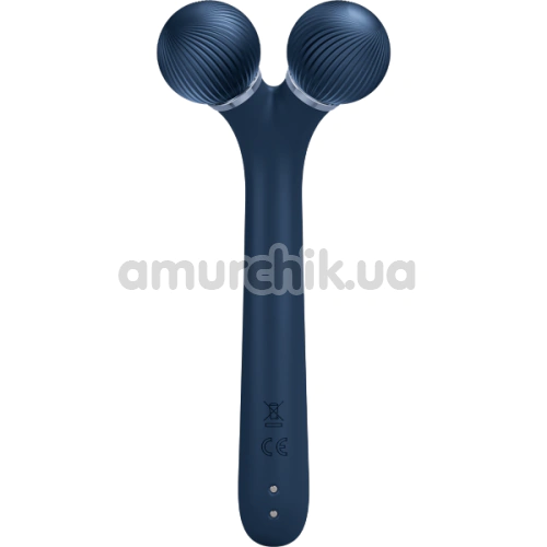 Ультразвуковий масажер Geske Sonic Facial & Body Roller 4 in 1, синій