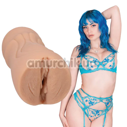 Искусственная вагина Signature Strokers Jewelz Blu Pocket Pussy, телесная