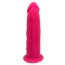 Вибратор Silexd Premium Silicone Dildo Model 2 Size 7 LRS, розовый - Фото №6