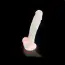 Фалоімітатор Silexd Premium Silicone Dildo Model 1 Size 7, світиться в темряві рожевий - Фото №3