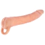 Мастурбатор-насадка с вибрацией Extendor+ Vibrating Extender & Life-Like Masturbator, телесный - Фото №2