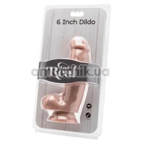 Фалоімітатор Get Real Dildo 6, тілесний