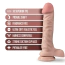 Фаллоимитатор Dr. Skin+ Posable Shaft 9 With Balls, телесный - Фото №7