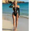 Боді Star Night Rhinestone Cut Out Bodysuit, чорне - Фото №11
