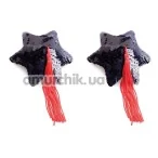 Прикраси для сосків Star Shape Sequin Pasties, чорні - Фото №1