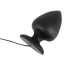 Анальная пробка Black Velvets Vibrating Plug Silicone, черная - Фото №2