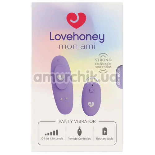 Клиторальный вибратор Lovehoney Mon Ami Panty Vibrator, сиреневый