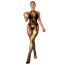 Комбинезон Star Night Open Flower Net Bodystocking, черный - Фото №3
