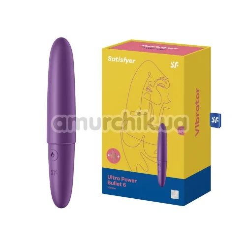 Кліторальний вібратор Satisfyer Ultra Power Bullet 6, фіолетовий